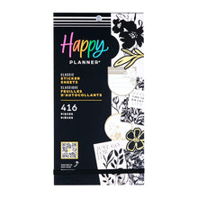 Lataa kuva Galleria-katseluun, Happy Planner Tarrakirja - Classic Value Pack Stickers - Sketchy Florals
