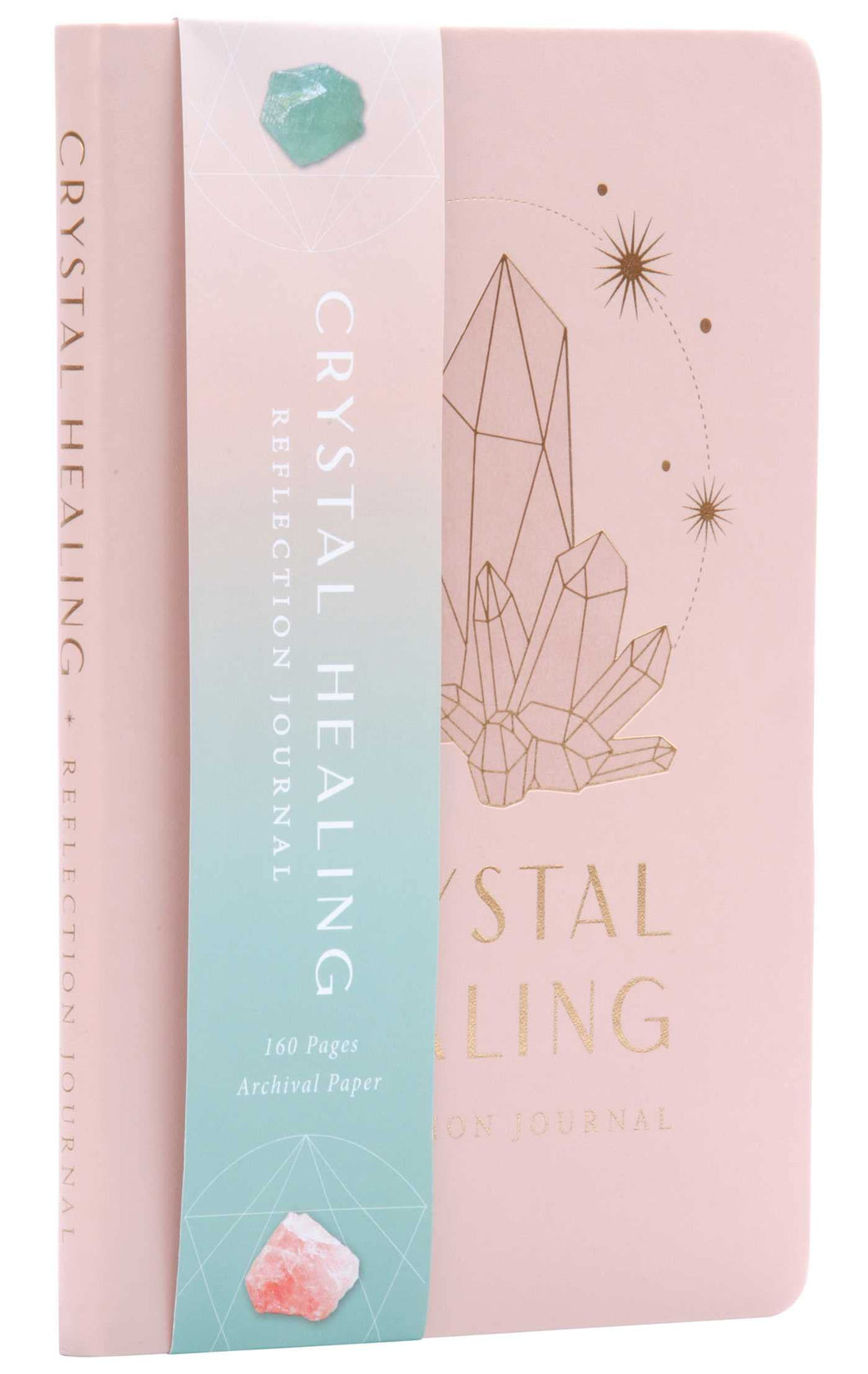Crystal Healing Reflection Journal - Tehtäväkirja - Hyvinvointi. Mindfulness, Insight Edition, Kristallit, Mindfulness, Tehtäväkirja, Työkirja - Paperinoita